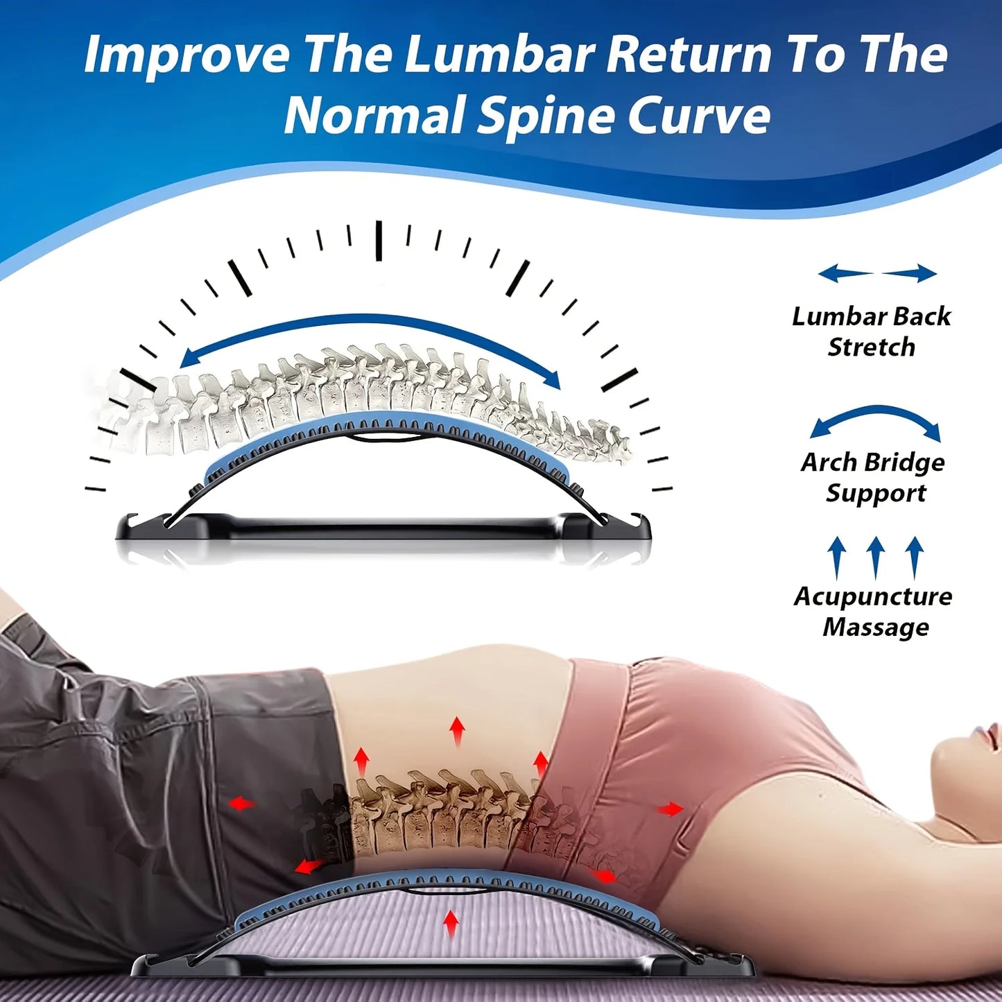 Back Pain Relief Massage Stretcher