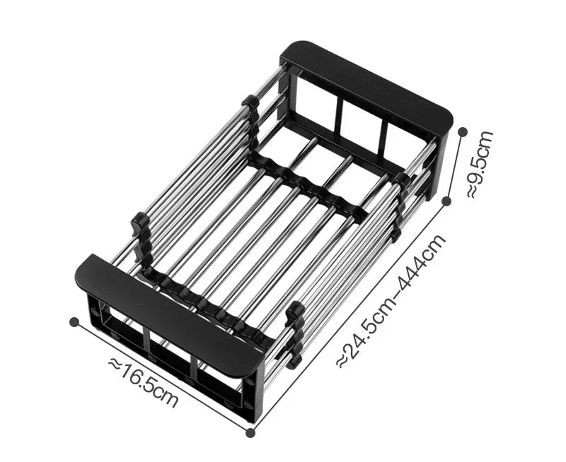 Retractable Stainless Steel Sink Rack