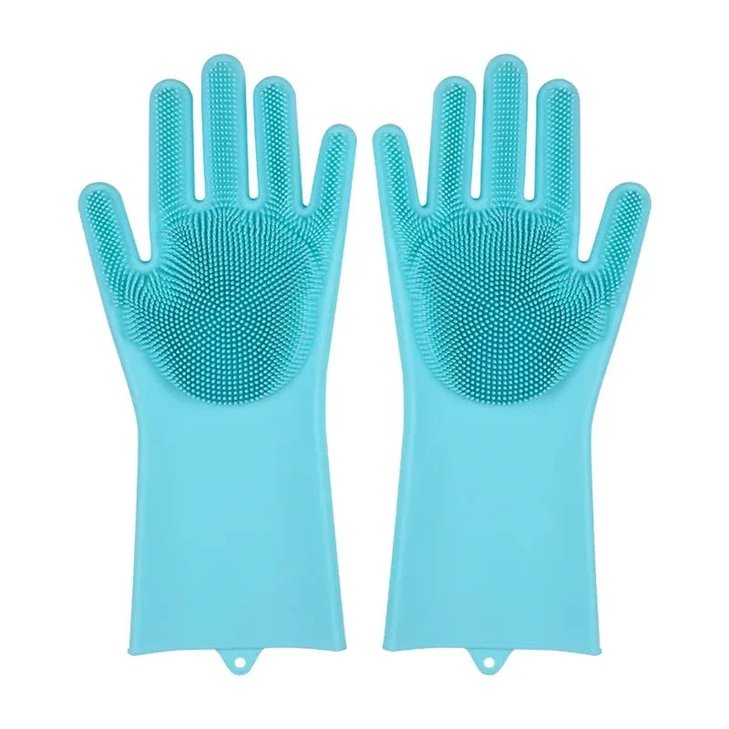 Magic Silicone Dishwashing Gloves