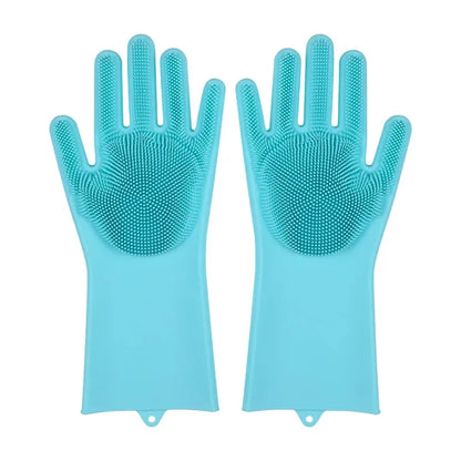 Magic Silicone Dishwashing Gloves