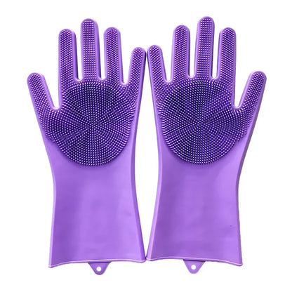 Magic Silicone Dishwashing Gloves