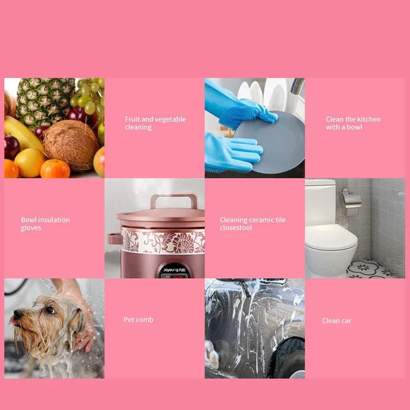 Magic Silicone Dishwashing Gloves