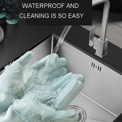 Magic Silicone Dishwashing Gloves