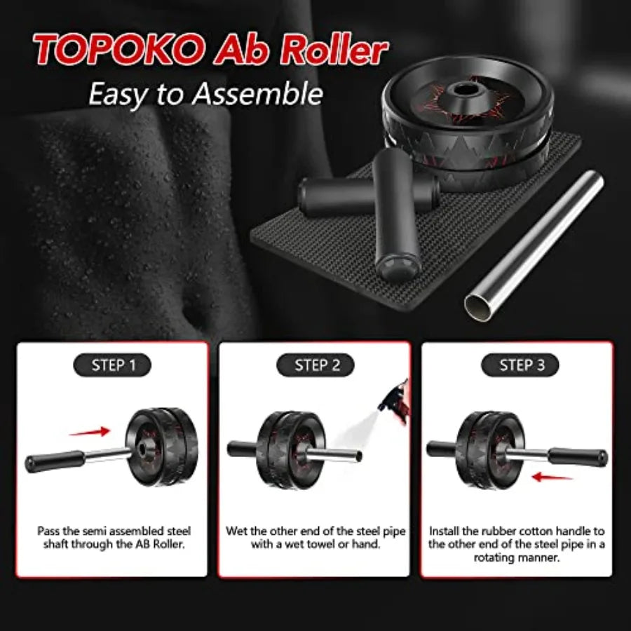Dual Wheel Ab Roller