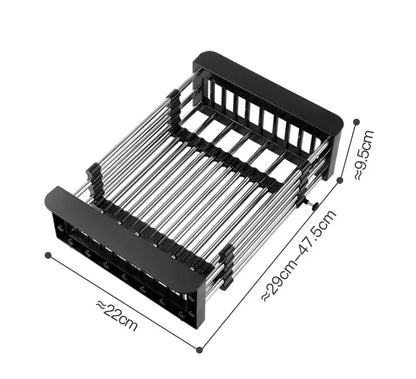 Retractable Stainless Steel Sink Rack
