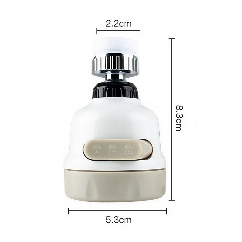 3-Mode Water-Saving Faucet Aerator