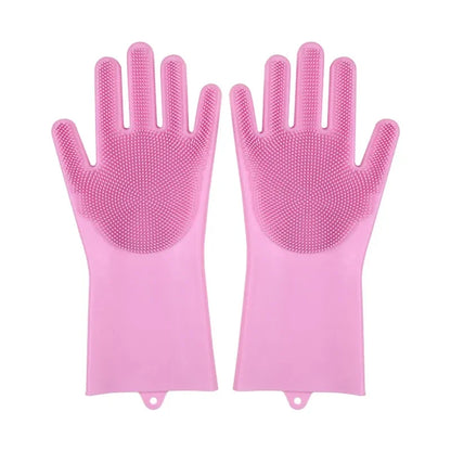 Magic Silicone Dishwashing Gloves
